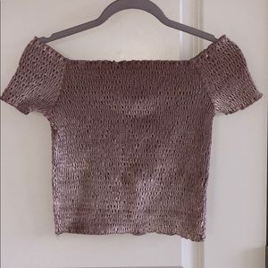 Light Before Dark | Off Shoulder crop top